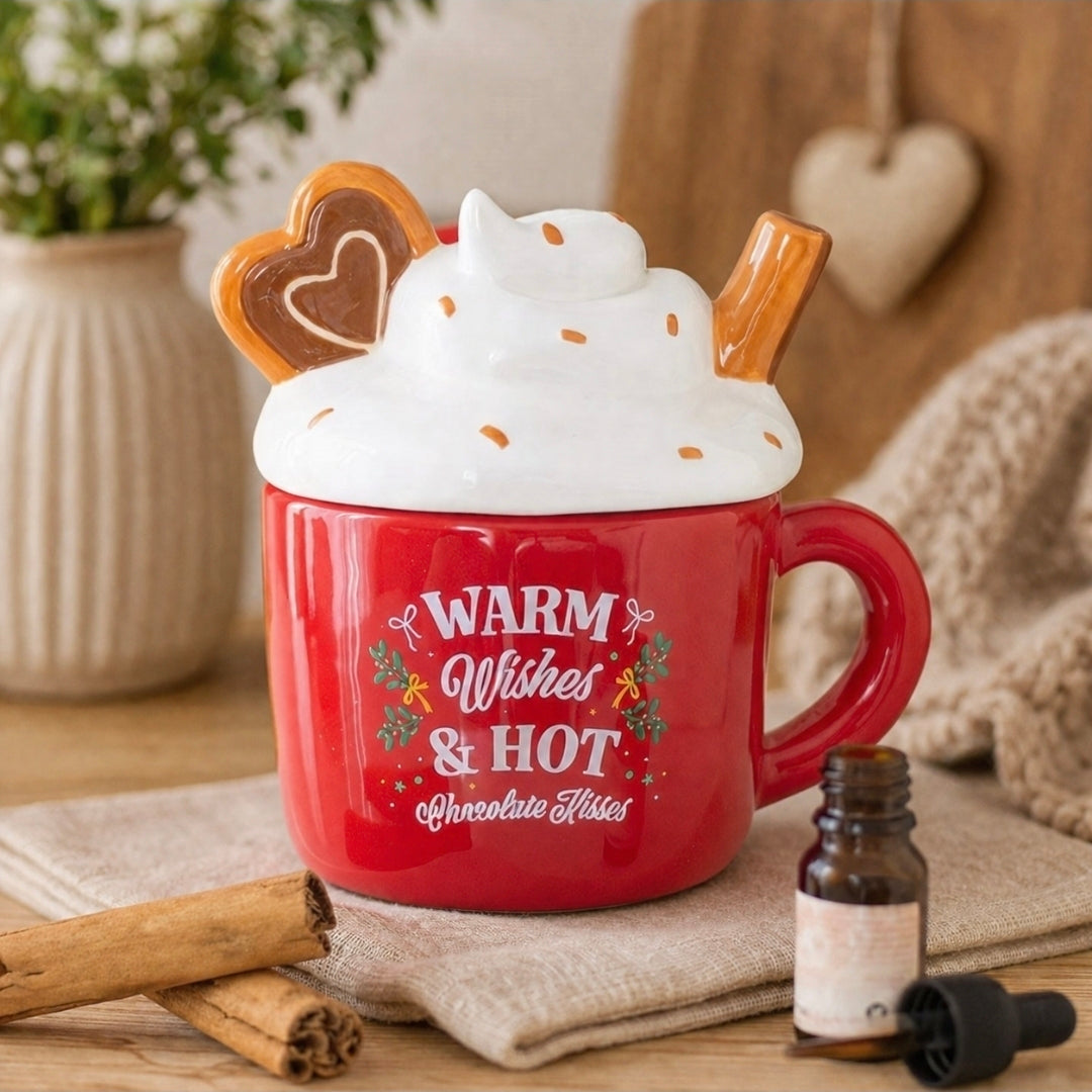 Hot Chocolate Mug Shaped Oil Burner